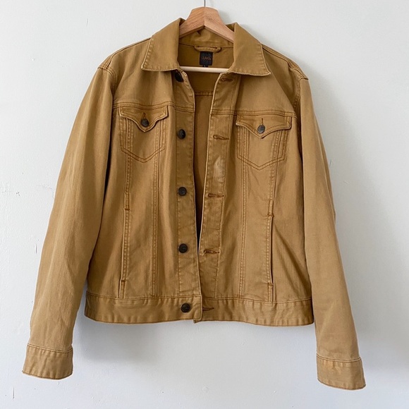 Jag Jeans Jackets & Blazers - JAG Burnt yellow button up denim jacket!